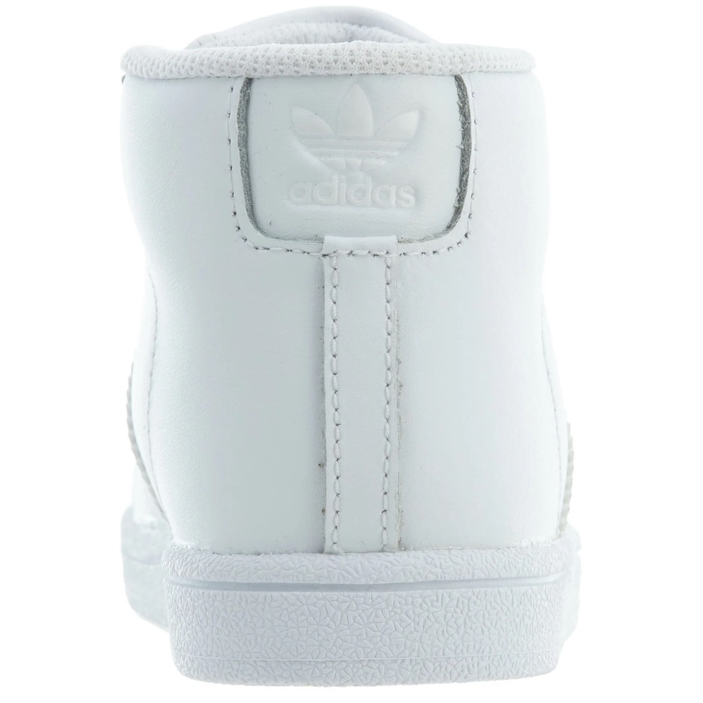 NEW Adidas Pro Model INF Baby Toddler Size 9K White HighTop Sneakers IN BOX $55 - Picture 5 of 8